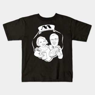 Maltin on Movies Black and White Logo Kids T-Shirt